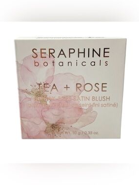 Seraphine Botanicals Tea + Rose Satin Blush - Pomegranate